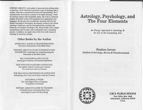 Astrología, psicología y los cuatro elementos